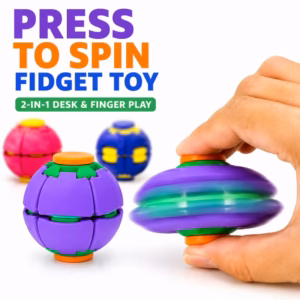 Press To Spin Fidget Toy Plastic Version